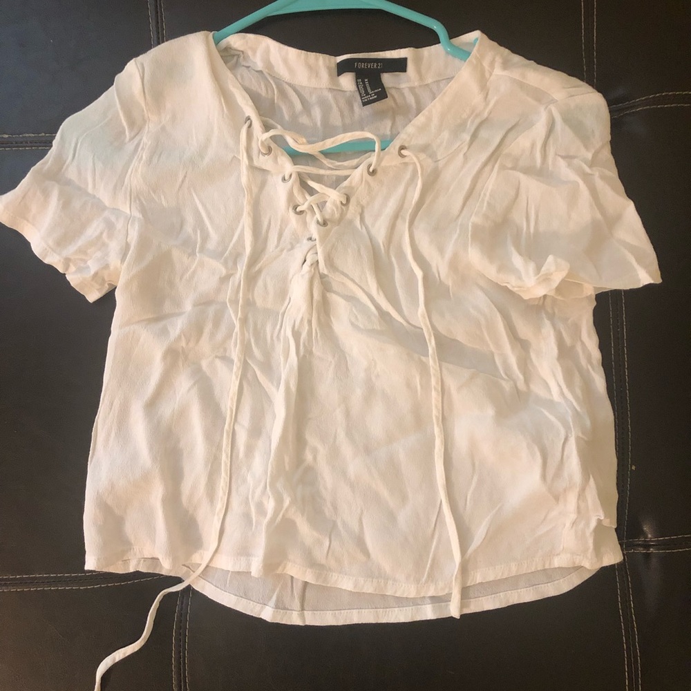 Forever 21 white top